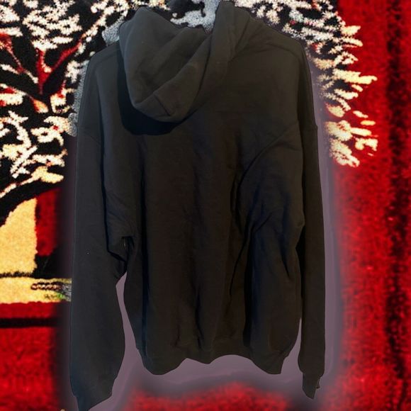 Pulp Fiction ‘I Said Goddamn’ Hoodie Large Pullover Black Uma Thurman Tarantino - Picture 4 of 6